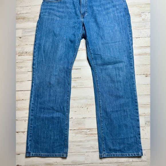 L.L. Bean Blue Standard Fit Straight Leg Denim Jeans Men's 38x30 - Picture 4 of 10